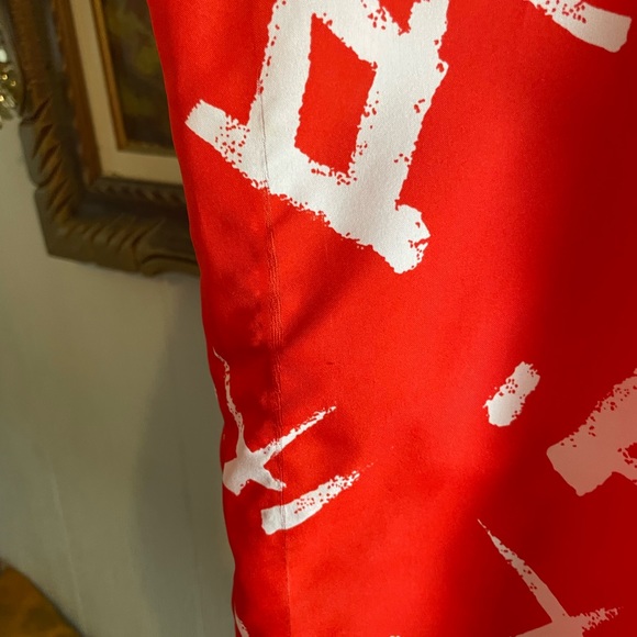 💛Vintage Abstract Print Shift Dress. Size XL. - Picture 3 of 5